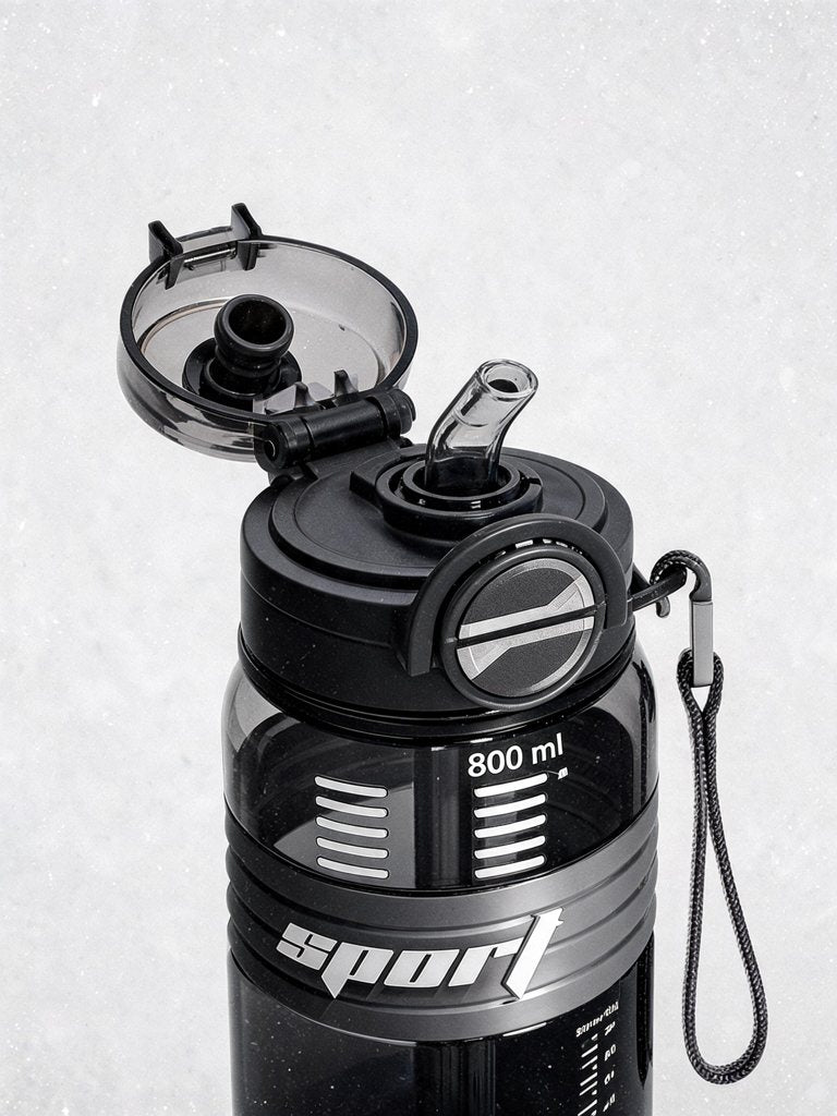 Gourde sport 800 ml — double ouverture | RAFARART — vue detail