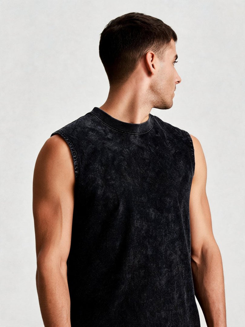 Débardeur acid wash gym vintage homme RAFARART