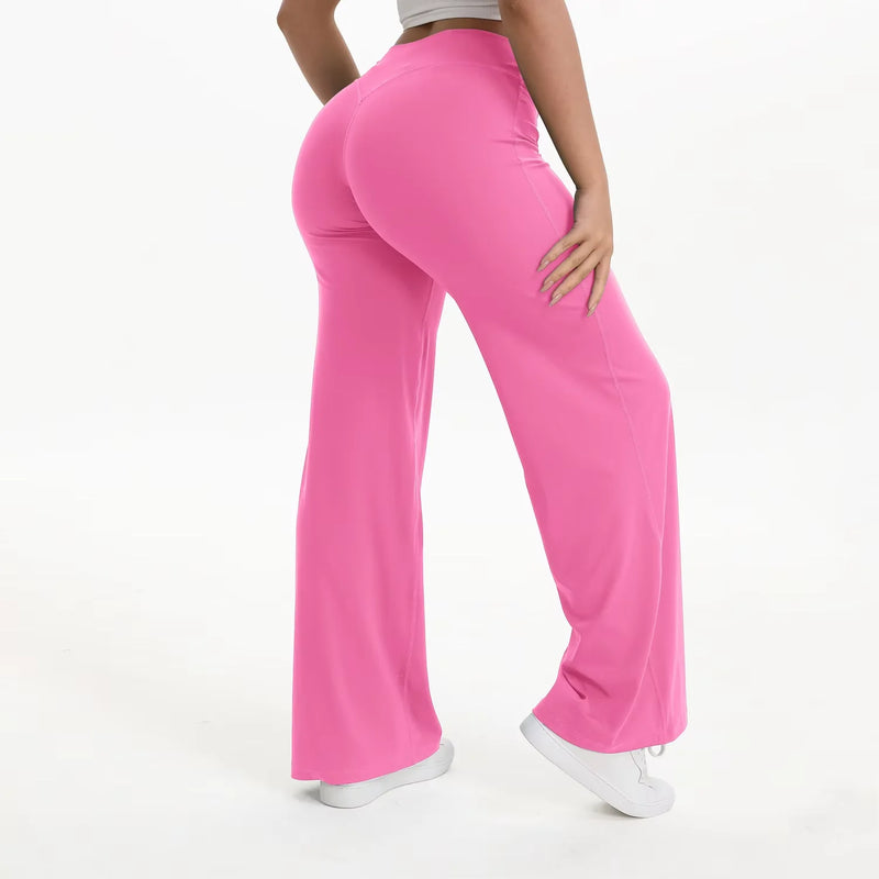 Pantalon Yoga Femme Évasé Taille Haute — vue 4 — RAFARART
