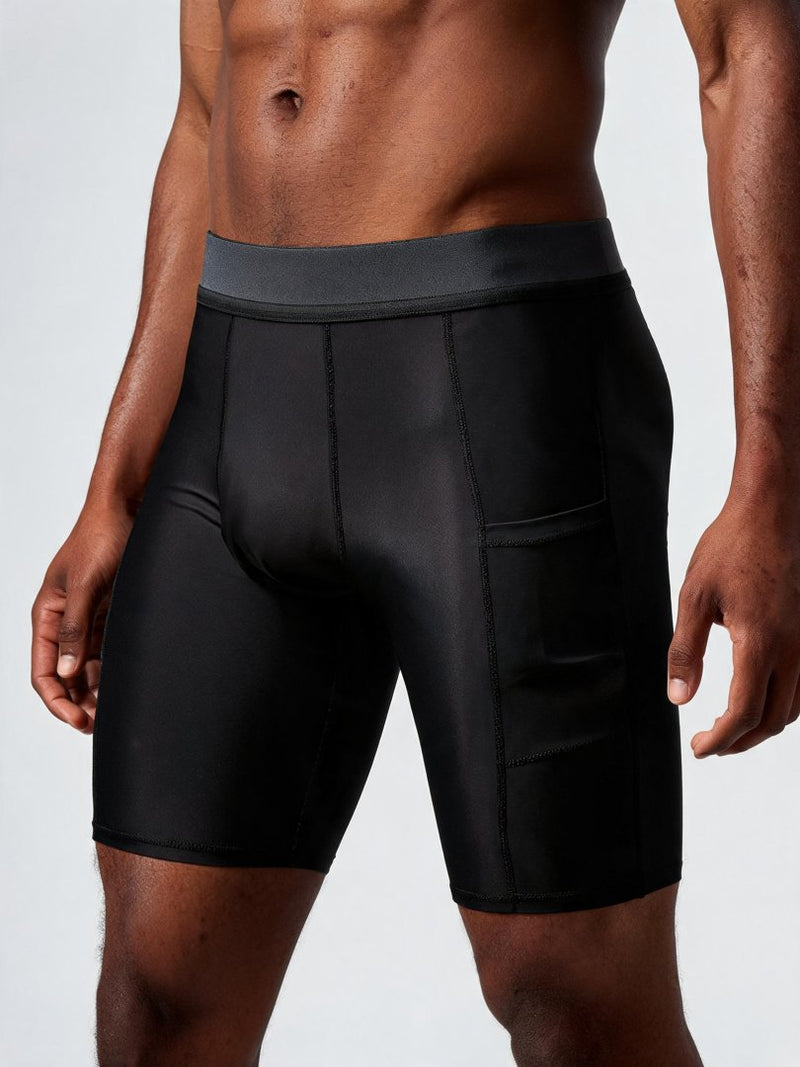 Short de compression homme — poche RAFARART