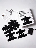 Bandes kinésio pré-découpées épaule | RAFARART — vue flatlay