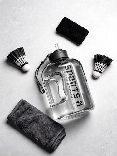 Gourde isotherme 1,7-2,7 L — paille | RAFARART — vue flatlay