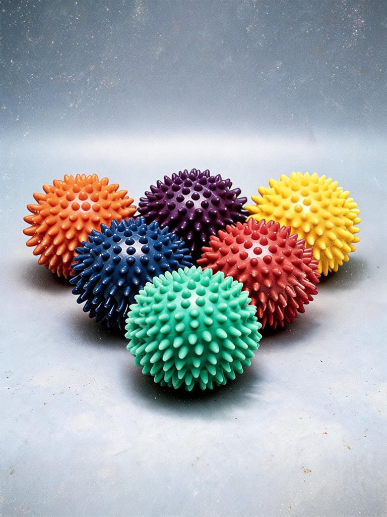 Balle de massage à picots 7 cm | RAFARART — vue alternative