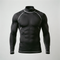 T-shirt Compression Manches Longues — Col Montant