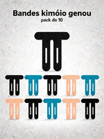 Bandes kinésio genou — pack de 10 | RAFARART — vue detail