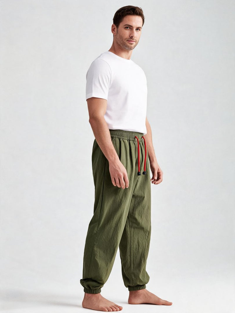 Pantalon ample homme — coton lin RAFARART