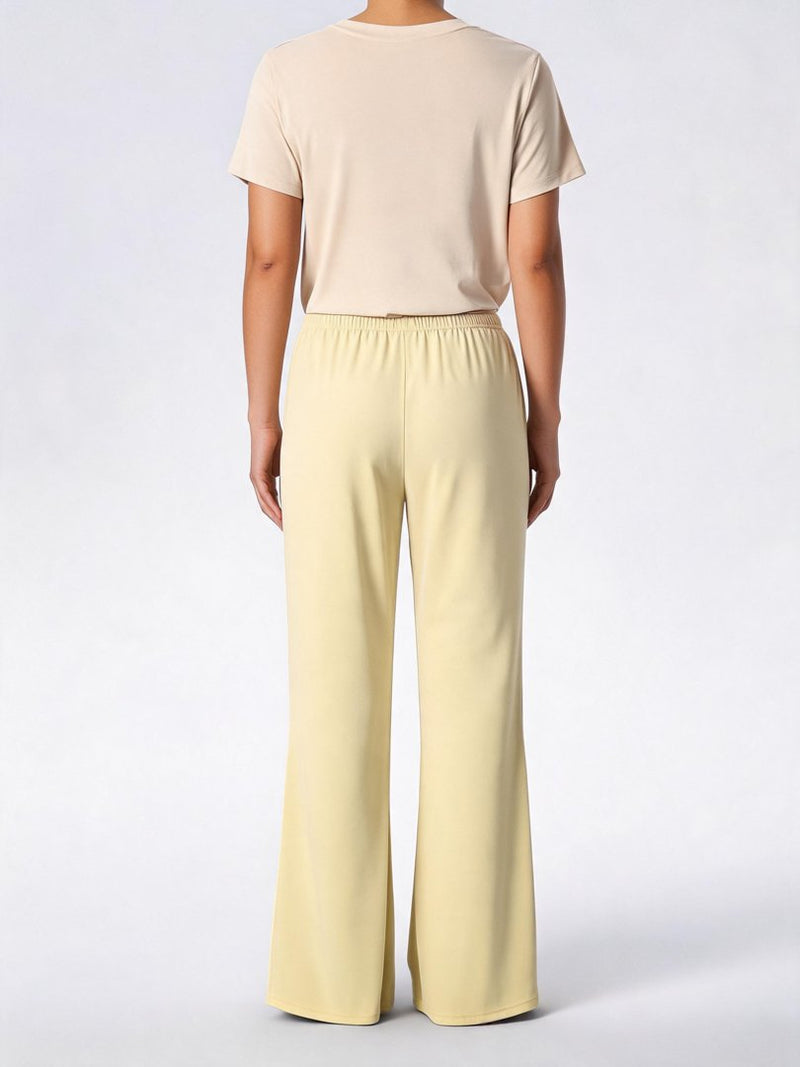 Pantalon de yoga jambe large — taille haute RAFARART