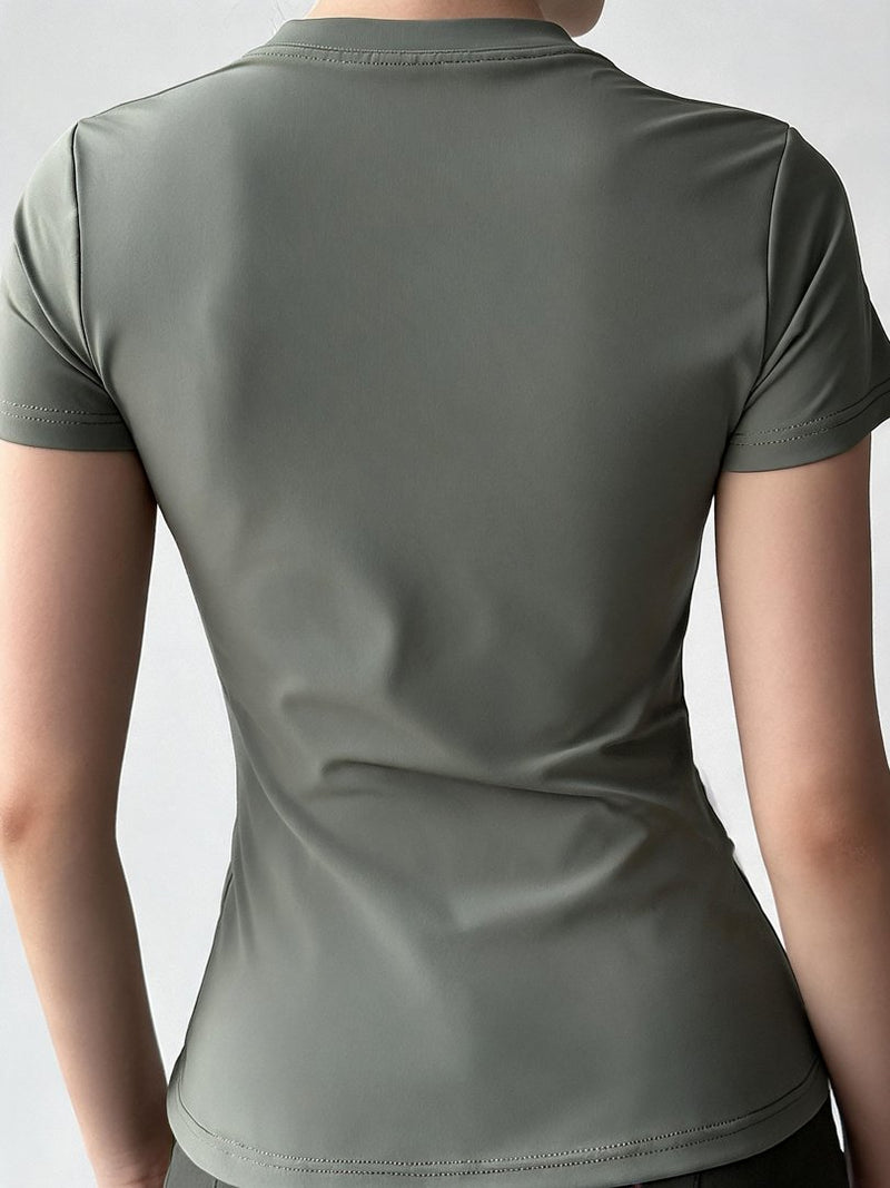 T-shirt yoga femme sans couture RAFARART