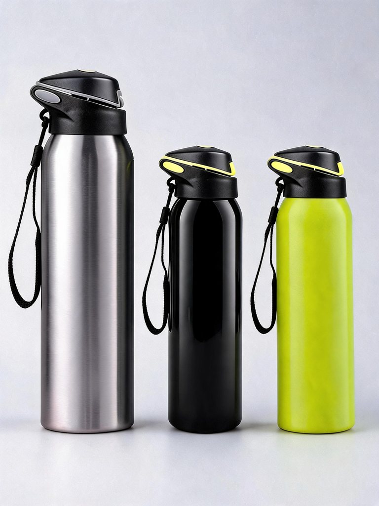 Gourde vélo isotherme 500 ml — paille | RAFARART — vue alternative