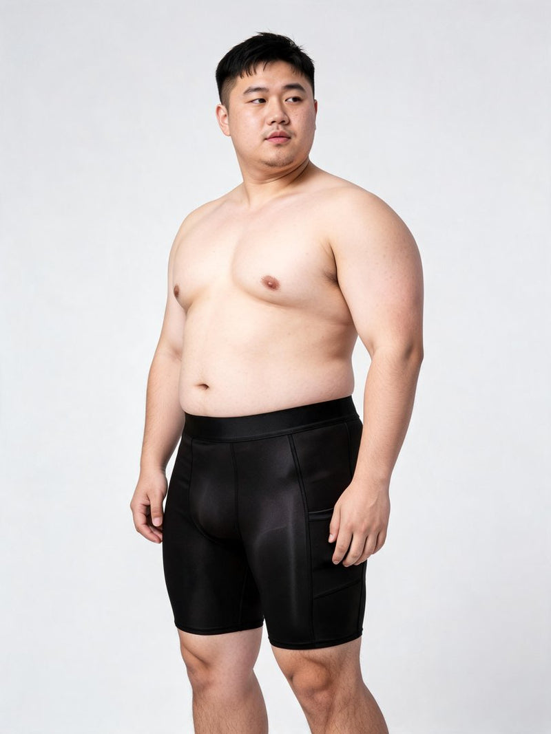 Short de compression homme — poche RAFARART