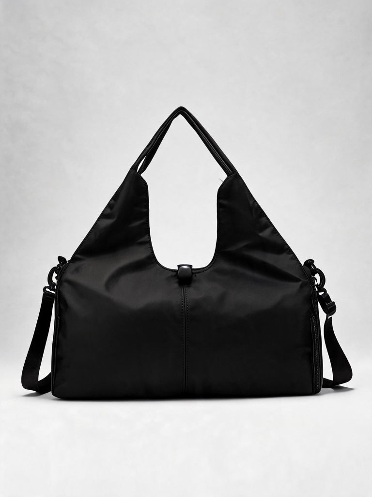 Sac de sport yoga noir grande capacite RAFARART