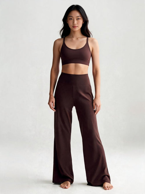 Pantalon de sport à poches — taille haute | RAFARART