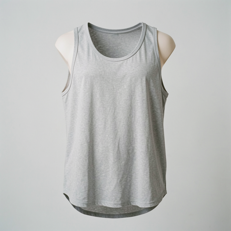 Débardeur Musculation Coupe Large — Coton Mélangé