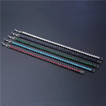 Bracelet Tennis Zirconium Cubique — Chaîne Givrée