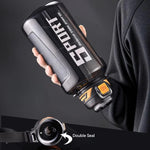 Gourde Sport 1L-1.5L — Double Étanchéité