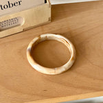 Bracelet Résine Fumé — Vintage Acrylique