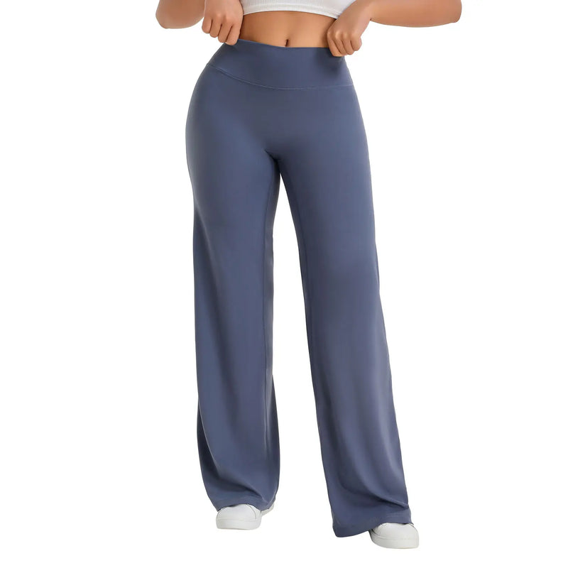 Pantalon Yoga Femme Évasé Taille Haute — vue 2 — RAFARART