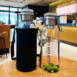 Gourde en verre borosilicate — grande capacité