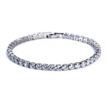 Bracelet Tennis Zirconium Cubique — Chaîne Givrée