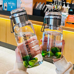 Gourde en verre borosilicate — grande capacité