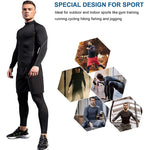 T-shirt Compression Manches Longues — Col Montant