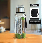 Gourde en verre avec filtre — 1 L
