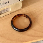 Bracelet Résine Fumé — Vintage Acrylique