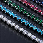 Bracelet Tennis Zirconium Cubique — Chaîne Givrée