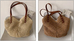Sac Paille Tressé — Grand Format Plage