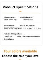 Tumbler Isotherme Acier — 350ml / 500ml