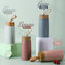 Mini Thermos Design Bois — Portable 350ml
