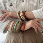 Bracelet Résine Fumé — Vintage Acrylique