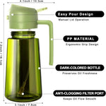Vaporisateur d'huile en verre — cuisson