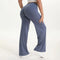Pantalon Yoga Femme Évasé Taille Haute