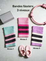 Bandes fessiers 3 niveaux — pilates | RAFARART — vue flatlay