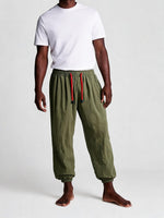 Pantalon ample homme — coton lin RAFARART
