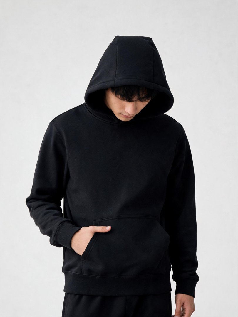 Hoodie oversize — coton uni RAFARART