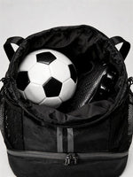 Sac de sport drawstring — ballon & chaussures | RAFARART — vue detail