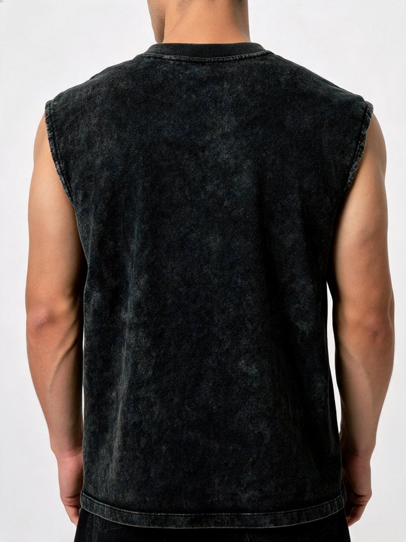 Débardeur acid wash gym vintage homme RAFARART
