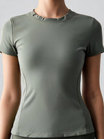 T-shirt yoga femme sans couture RAFARART