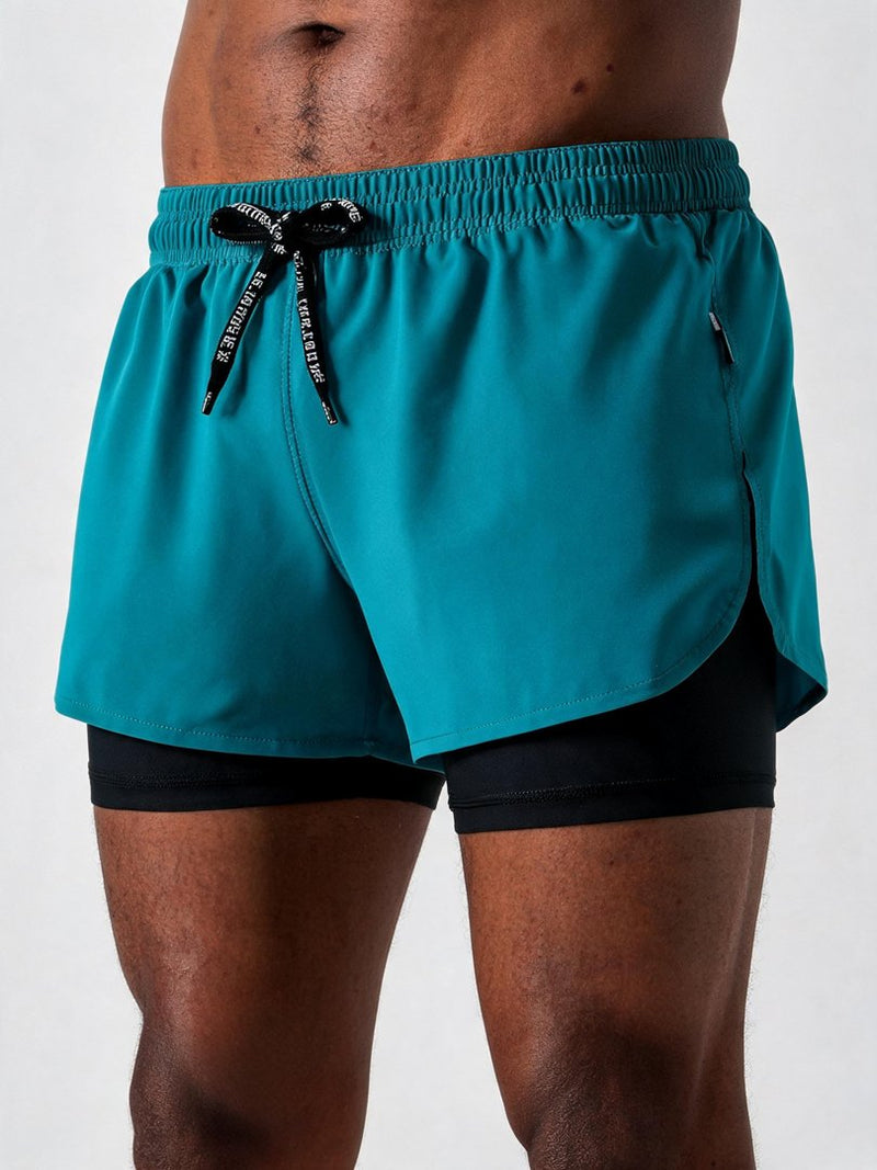 Short running 2-en-1 homme RAFARART