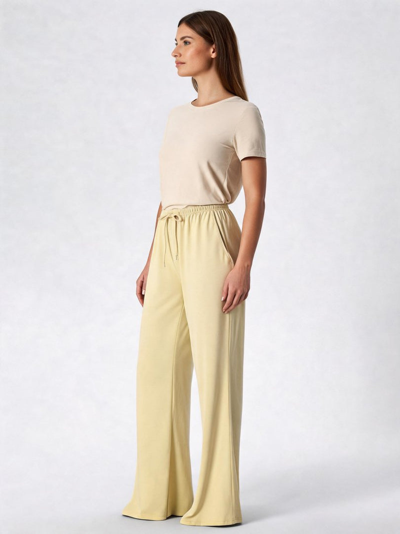 Pantalon de yoga jambe large — taille haute RAFARART