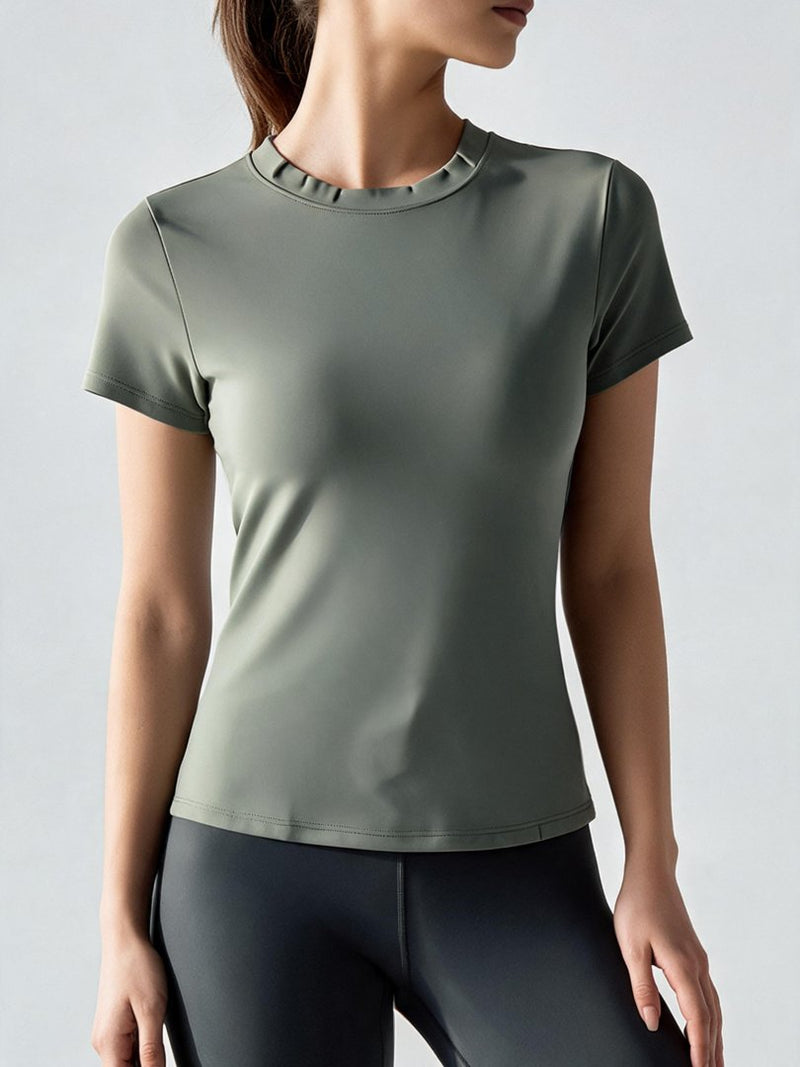 T-shirt yoga femme sans couture RAFARART