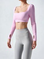Crop top col carré femme RAFARART