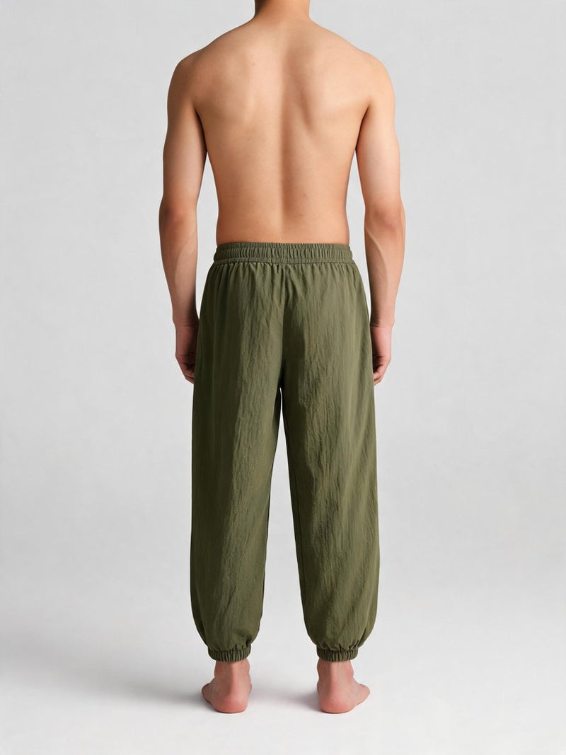 Pantalon ample homme — coton lin RAFARART