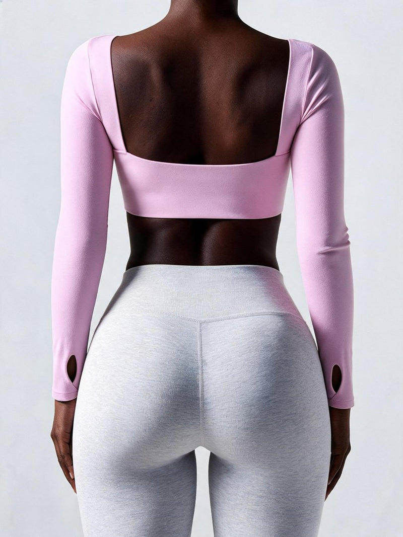 Crop top col carré femme RAFARART