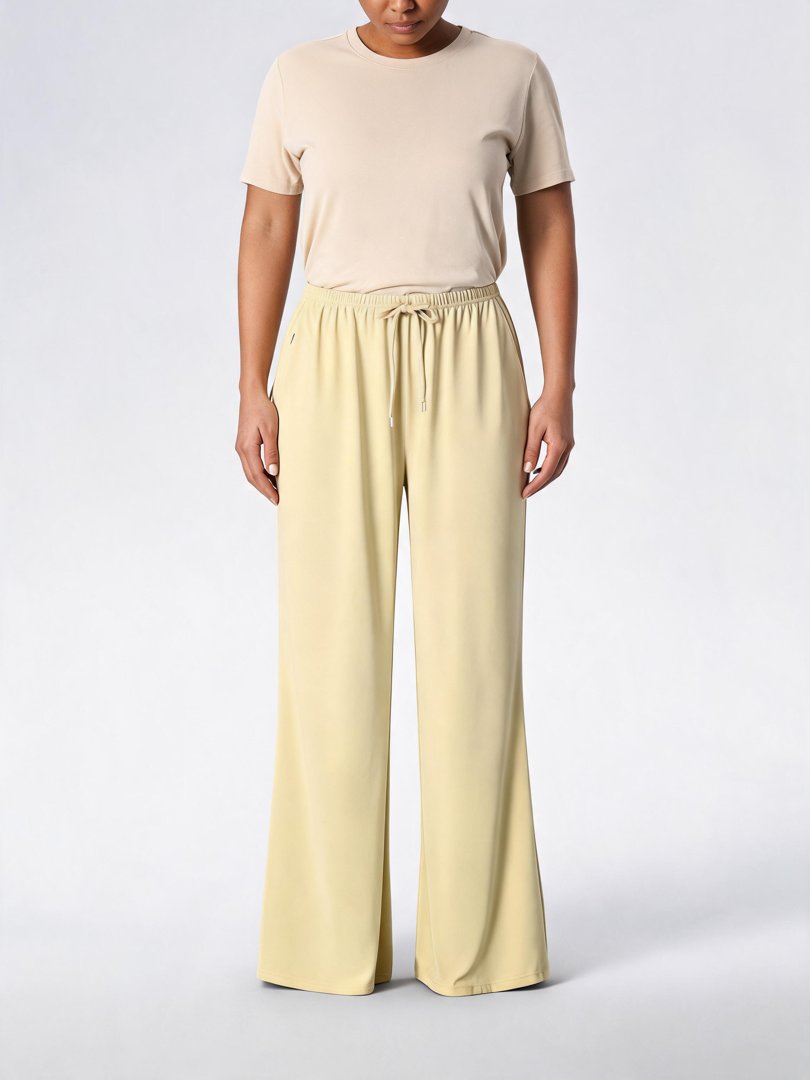 Pantalon de yoga jambe large — taille haute RAFARART
