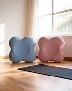 Tapis genoux yoga épais — portable | RAFARART — vue de détail