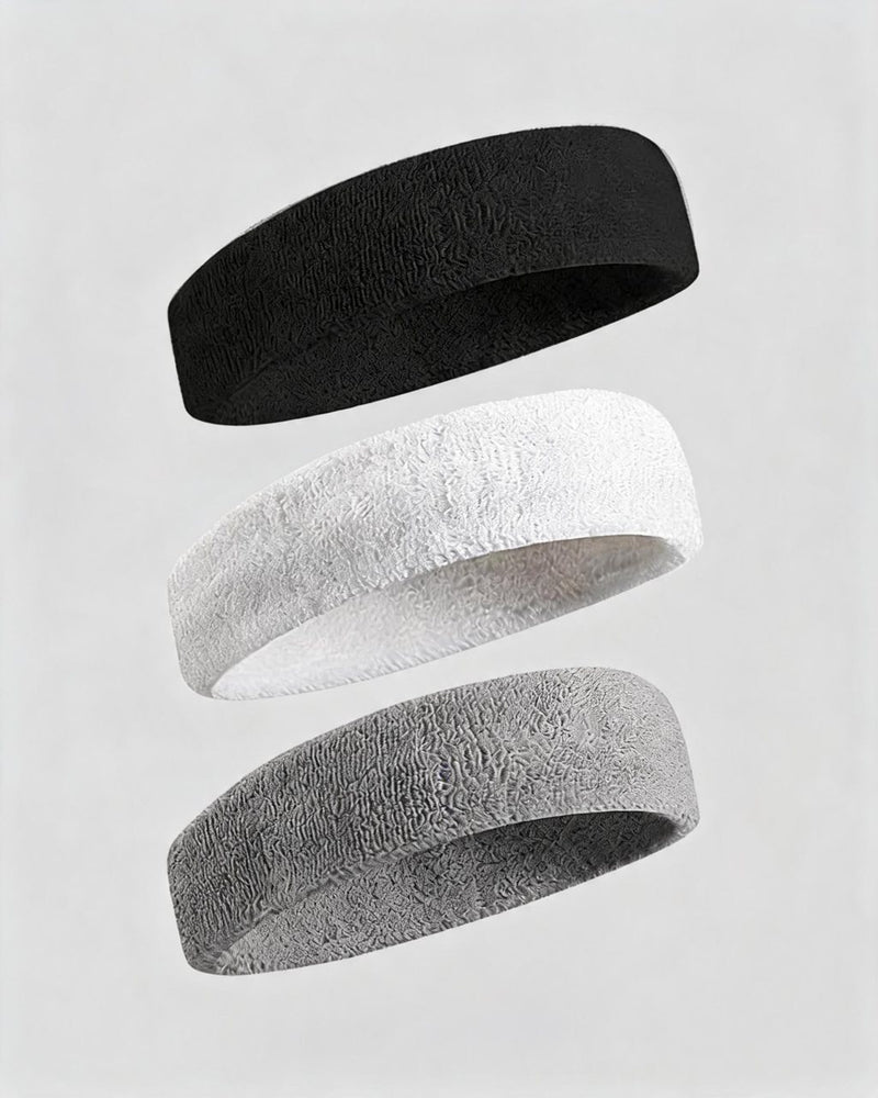 Bandeaux sport anti-transpiration ×3 | RAFARART — vue principale
