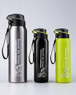 Gourde vélo isotherme 500 ml — paille | RAFARART — vue principale